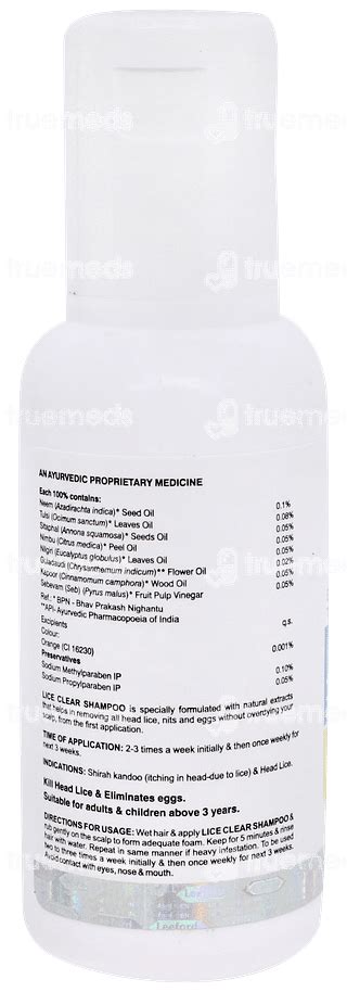 Lice Clear Shampoo: Uses, Side Effects, Price & Substitutes
