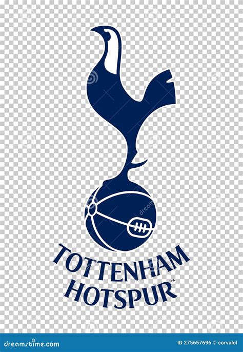 Tottenham Hotspur England Football Club Emblem on Transparent ...