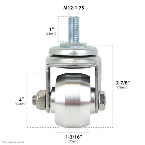 Buy Replacement Aluminum Racing Jack Caster Wheels for 3 Ton Floor ...