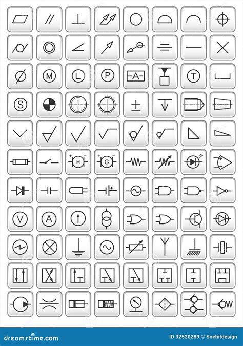 Engineering Symbols Stock Illustrations - 11,924 Engineering Symbols ...