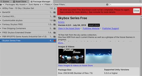 Image result for Error Refreshing Packages Unity