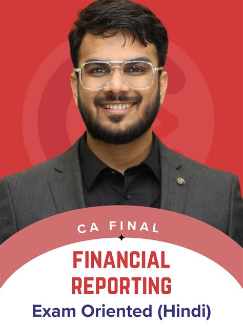 CA Final Financial Reporting Hindi Fast Track Exam Oriented Batch by C ...