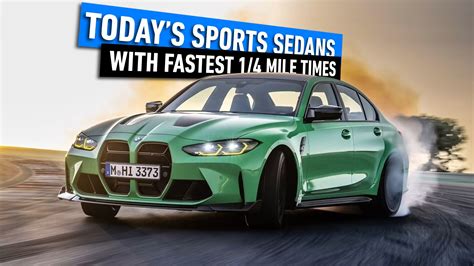 10 Sports Sedans From 2024 With The Fastest Quarter-Mile Times