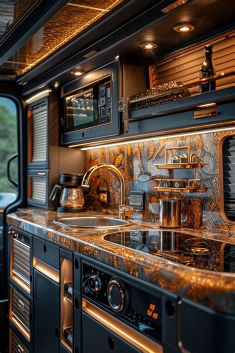 Image result for sprinter van kitchen design