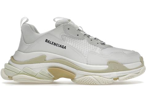 Balenciaga Triple S White Tan – Kicks Machine