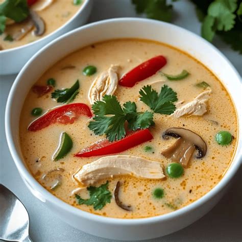 Delicious Thai Coconut Chicken Soup That Warms Your Soul