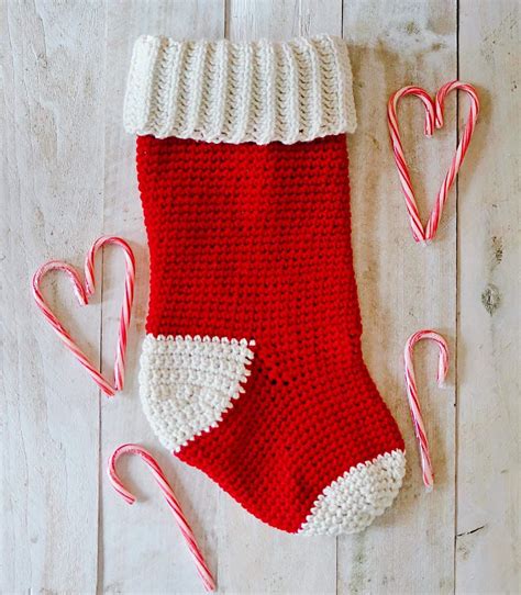 Image result for Basic Christmas Stocking Crochet Pattern
