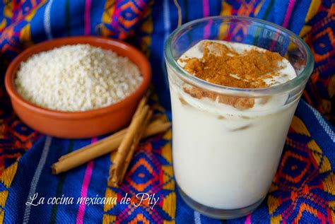 agua de horchata mexicana