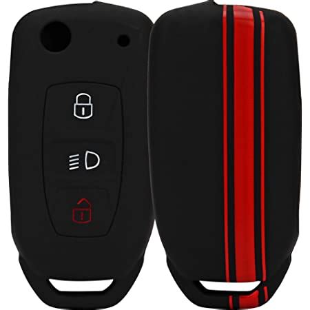 JVCV® Silver Border TPU Key Cover Compatible with Tata Tiago Tigor Hexa ...