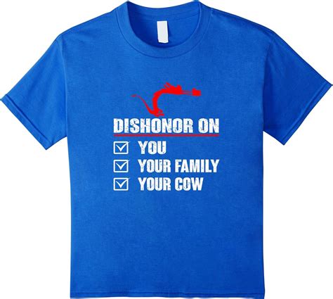 Dishonor On You Your Family Your Cow : Amazon.ca: Clothing, Shoes ...