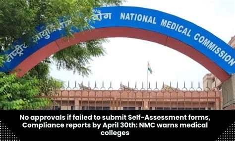 No approvals if failed to submit Self-Assessment forms, Compliance ...