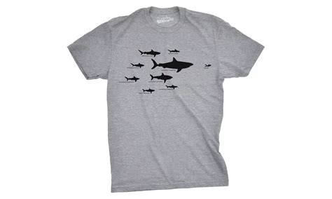 Mens Shark Hierarchy Chart T ... | Groupon Goods