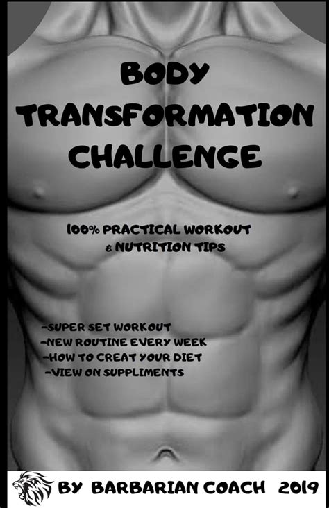 Body transformation challenge: workout, weight loss, bodybuilding ...