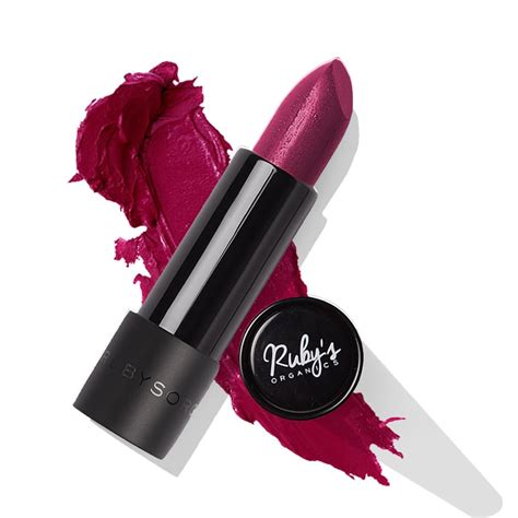 Buy Ruby's Organics Semi-Matte Lipstick for Women, Hydrating and Highly ...