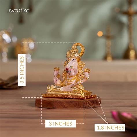 Buy Ganesh Murti for Home | Handcrafted Svastika Ganesh Idols