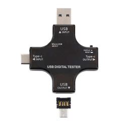 Multifunctional Type-C+USB Digital Tester