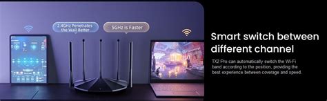 Tenda TX2 Pro WiFi 6 AX1500 Smart Router, Dual Band Gigabit Wireless ...