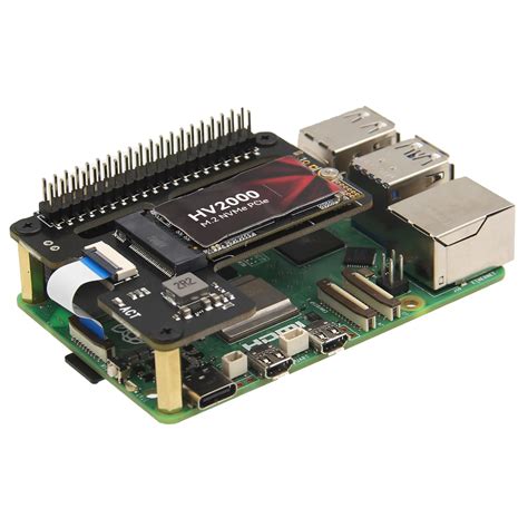 Geekworm X1000 PCIe to M.2 HAT Key-M NVMe SSD PIP PCIe Peripheral Board ...