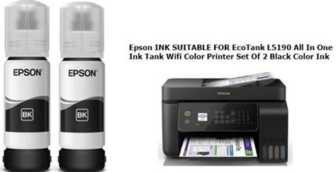 EPS ORIGINAL Epson L5190 All In One Ink Tank Wifi Color Printer SET OF ...