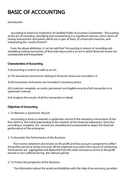 Basic of accounting - Lecture Notes Prepared by Rajan Sir - BASIC OF ...