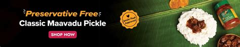 Maavadu Pickle - Buy Maavadu, Avakkai & Mahali Online in India – Sweet ...