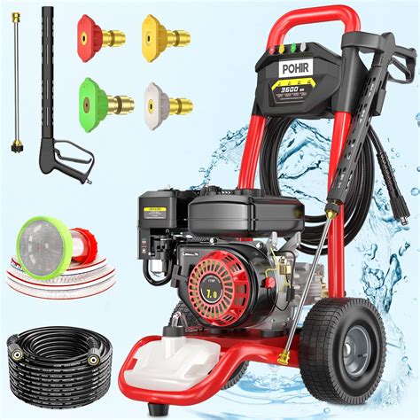 Buy POHIR Pressure Washer 3600 PSI at 3.3 GPM Power Washer Powered by ...