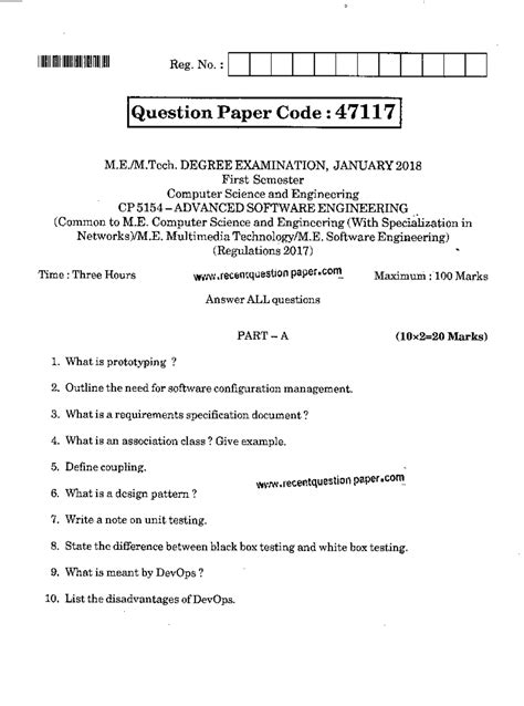 CP5154 Advanced Software Engineering - lllllil ...