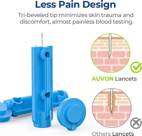 AUVON Lancets for Diabetes Blood Glucose Testing, India | Ubuy