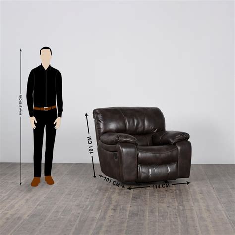 Buy Apollo One-Seater Recliner - Brown from Home Centre at just INR ...