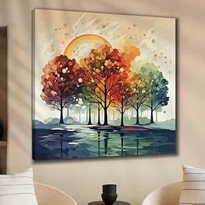 SAF Wooden Framed Nature Art Canvas Wall Painting for Home Décor And ...