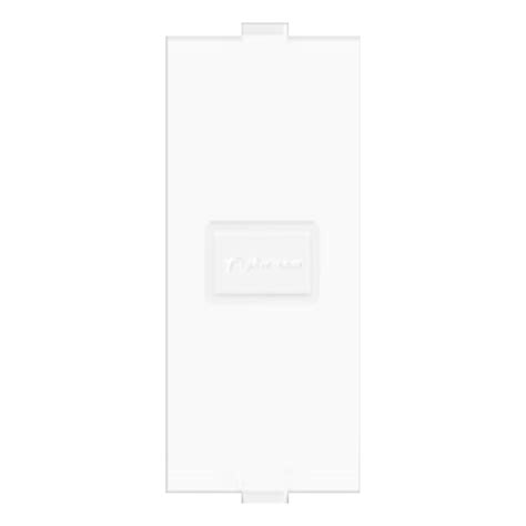Buy Fybros Wood-em Modular Single Blank Plate White W10037 Online at ...