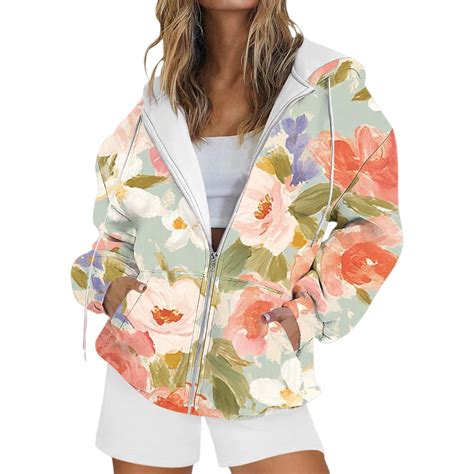 Cihdmfb Zip Up Hoodie Graphic Hoodies Women's Butterfly Graphic Hoodies ...