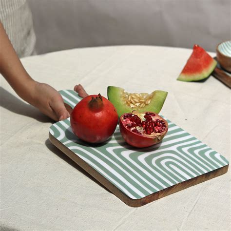 Jade Mango Rectangular Serving Platter - Muun Home
