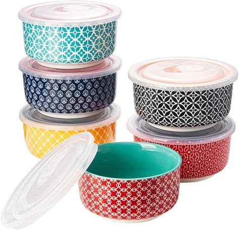 Amazon.com: DOWAN 6 oz Ramekins with Lids Oven Safe for Creme Brulee ...