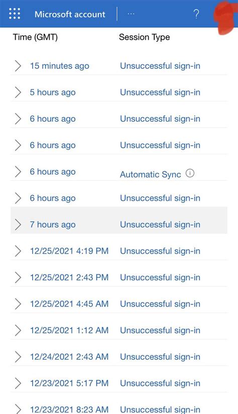 Image result for Hotmail Recent Activity