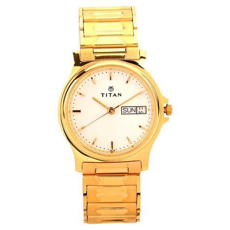Buy Online Titan Quartz Analog with Day and Date White Dial Watch for ...