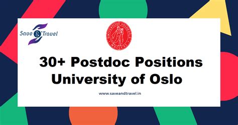 Postdoctoral Position at University of Oslo