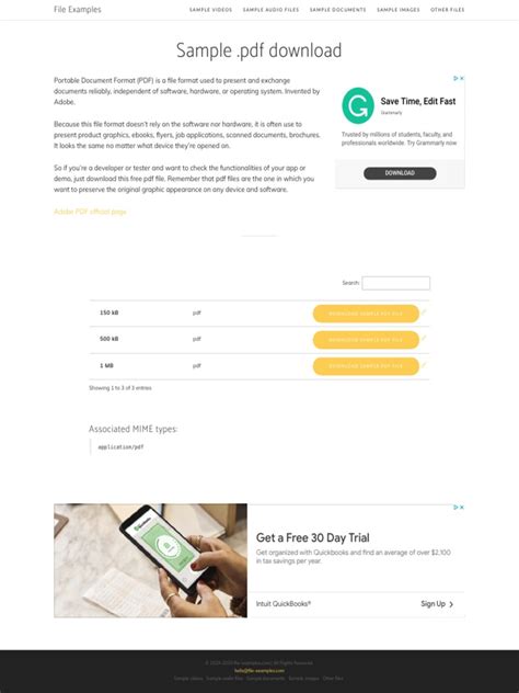 Image result for Sample PDF File Download