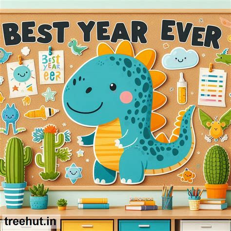 Dinosaur, End of Year Bulletin Board Ideas, Best Year Ever