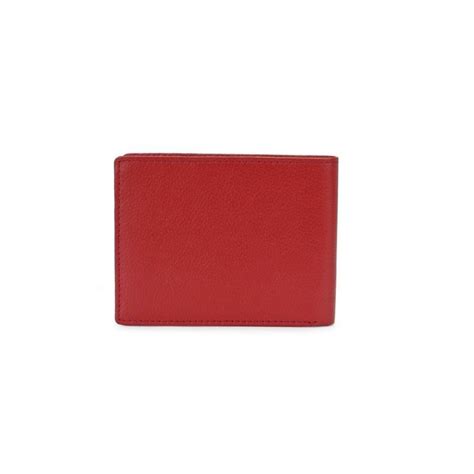 Buy Calvadoss Premium Leather Wallet (CALW-D-23RED-BL) Online