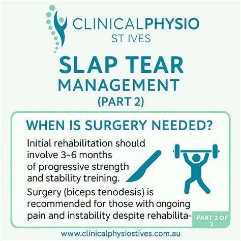 Slap Tear Surgery Recovery