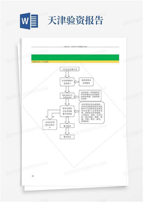 天津东疆保税港区工商注册流程Word模板下载_编号laemvamy_熊猫办公