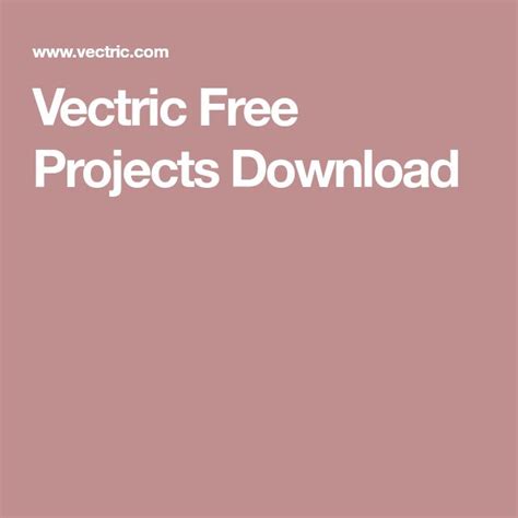 Image result for Vectric 101 Projects
