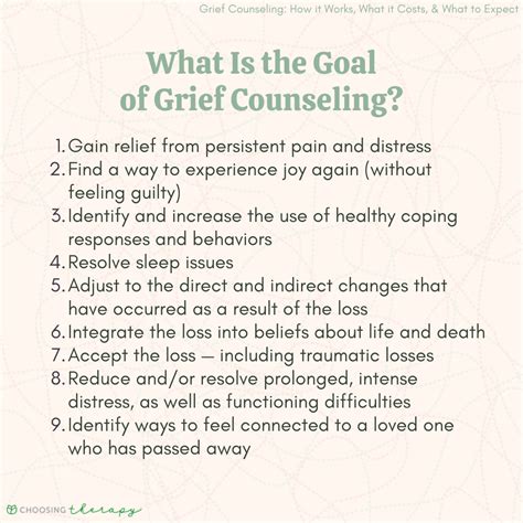 Goals In Grief Therapy at Jaxon Cockerill blog