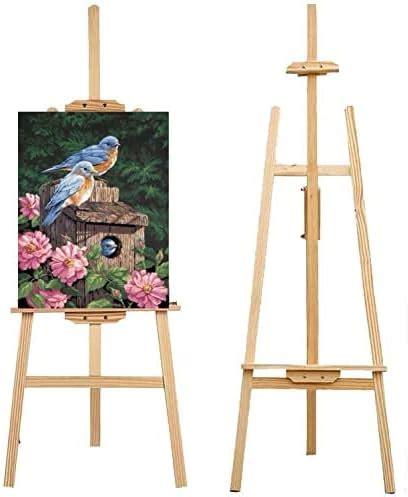 Buzz Cool Wooden Easel Stand | 5 Feet Canvas Painting Stand for Artists ...