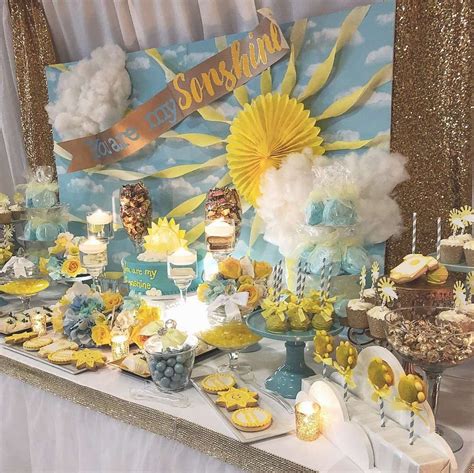 you are my sunshine baby shower theme