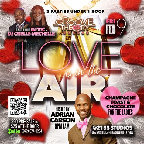 2 Parties Under 1 Roof Presents: Love is in the Air!!, 2155 Ballroom ...