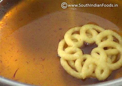 Jangiri | Jhangri with saffron color-How to make-Step by step photos