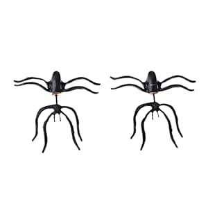 LOOM TREE® Women Jewelry Gift Fashion Big Black Spider Charm Ear Stud ...