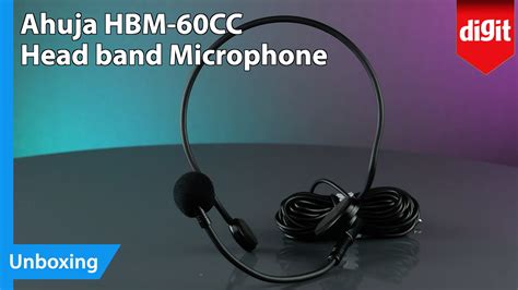 Watch Ahuja HBM-60CC Head band Microphone Unboxing on Amazon Live